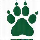 Measuring tape and dog outline icon